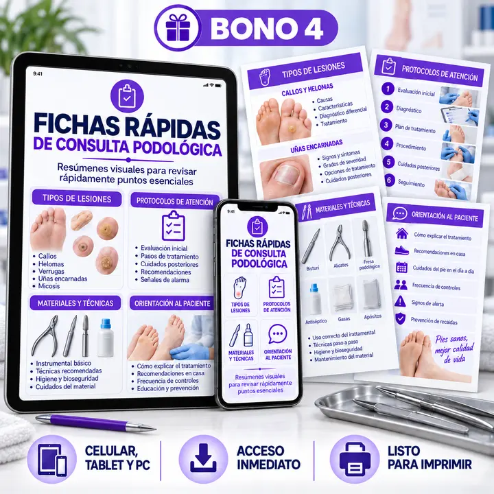 Fichas Rápidas de Consulta Podológica